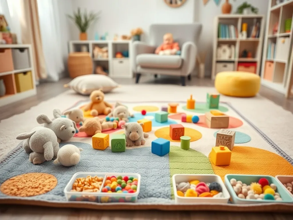 Zabawy sensoryczne dla rocznego dziecka – pomysły i korzyści